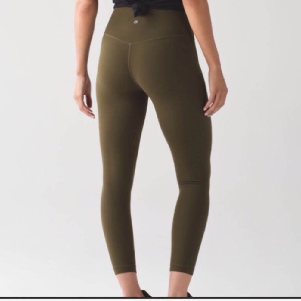 Rare Lululemon Align pant military green - Picture 5 of 6